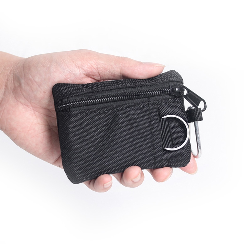 Outdoor Tactical Mini Coin Purse New Style Japanese Key Case Canvas Zipper Sports Storage Bag Small Pouch Card Holder