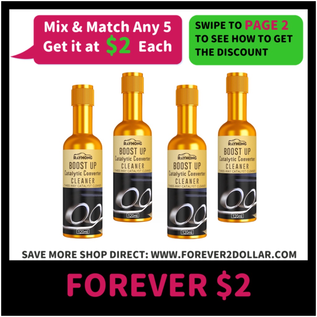 (FOREVER $2) Engine Cleaner Catalytic Converter Cleaner Reduce Fuel Consumption Reduce Bad Smell