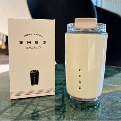 SG Ready Stock SMEG insulated cup portable accompanying cup cold and hot dual purpose large capacity stainless steel water coffee cup